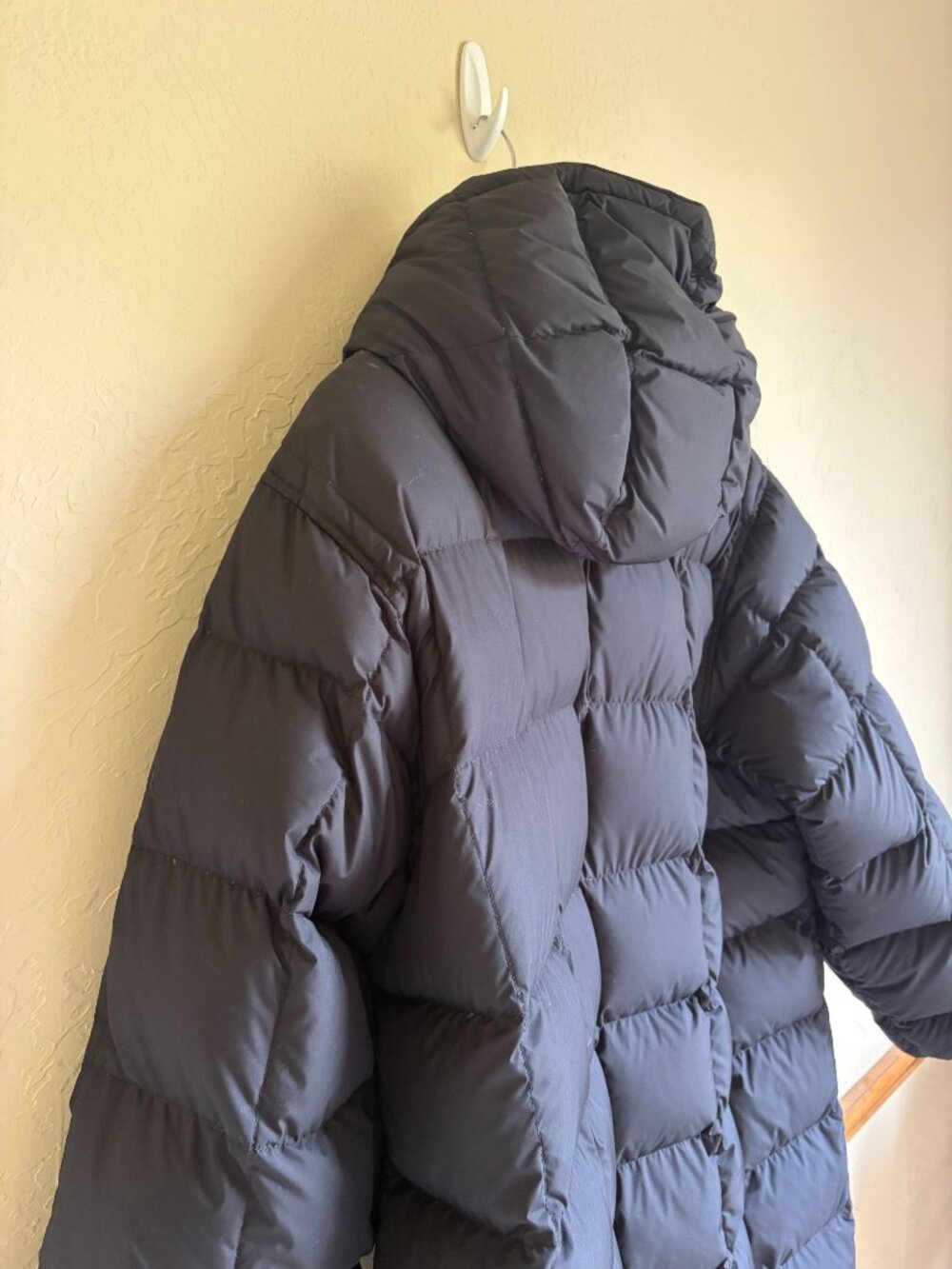 Lands' End 3X Black Long Puffer Coat Down Filled - Picture 10 of 12